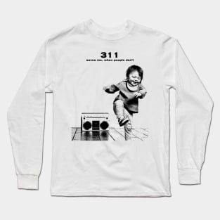 311 Saves Me // pencil sketch Long Sleeve T-Shirt